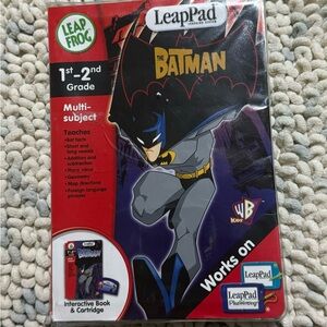 3/$20 3 LeapFrog LeapPad Interactive Books Batman, Cars, Stanley